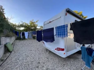 Foldable dish drying rack for Mobile Home